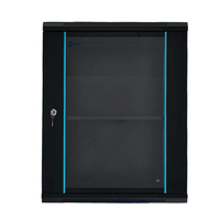 Armoire de serveur 19 pouces de large, 24 pouces de profondeur, 800 mm de profondeur, 15U, armoire de serveur sur pied avec ventilateur et alimentation