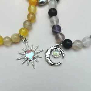 Nuevo Producto 2026, Regalo <span class=keywords><strong>de</strong></span> San Valentín, Juego <span class=keywords><strong>de</strong></span> Pulseras <span class=keywords><strong>de</strong></span> Sol y Luna para Parejas, Brazalete <span class=keywords><strong>de</strong></span> Cuentas, Pulsera a Juego, Pulseras <span class=keywords><strong>de</strong></span> Amor, <span class=keywords><strong>Te</strong></span> <span class=keywords><strong>Extraño</strong></span> - Product Image 2