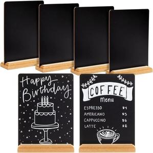 Pizarra de Madera Desmontable, Letrero de Pizarra Pequeño Reutilizable para Panadería, Comercio Minorista, Decoración de Mesa para Fiestas, Etiqueta con Número - Product Image 1