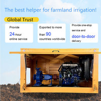10Hp 2 pouces à haute pression pompe à eau diesel de système d'irrigation de ferme en métal de 6 pouces pour l'agriculture