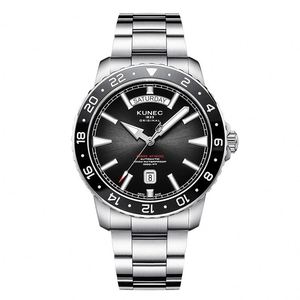 Montres mécaniques automatiques pour hommes en acier inoxydable de style lumineux, mode de luxe personnalisée - Product Image 5