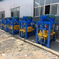 Technologie de vibration semi-automatique QTJ4-40 fabricant de blocs de pavage béton sable brique cendres volantes ciment briques brutes machines de fabrication