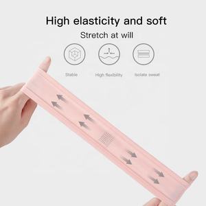 طوق رأس للرجال من GOLOVEJOY, طوق رأس للرجال من GOLOVEJOY موديل XTJ31 للجري والرياضات الخارجية ، مصنوع من نسيج مرن قابل لإعادة الاستخدام وألوان سادة ، طوق رأس للرجال - Product Image 5