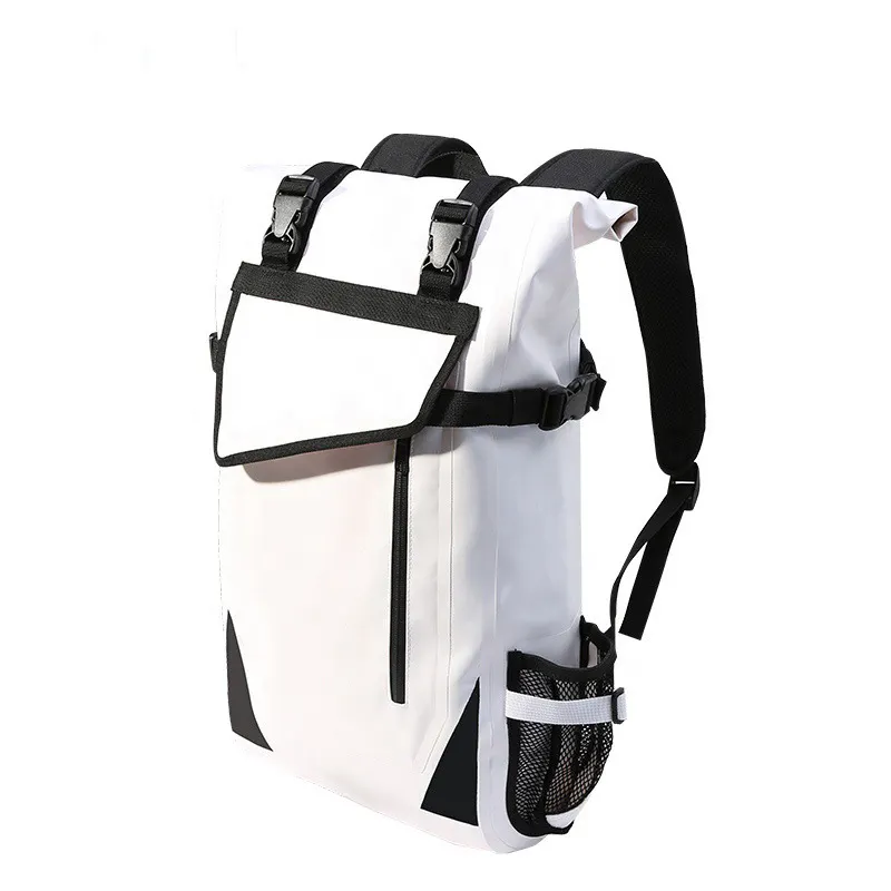 Motorcycle Seamless Welding Bike Backpack for Outdoor Sport Lightweight Backpack for Rafting Custom Print Backpack