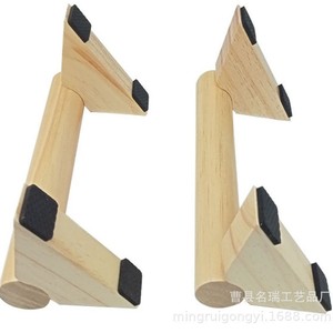 Barras Paralelas de Madera para Flexiones, Material de Pino, Equipo de Fitness Resistente para Exteriores, Uso Universal - Product Image 1