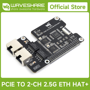 Adaptador Waveshare PCIe a 2.5G ETH de 2 Canales para Raspberry Pi 5, Compatible con Raspberry Pi OS / Ubuntu / OpenWrt, Doble RTL8125 K464 - Product Image 2