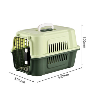 Cage de <span class=keywords><strong>transport</strong></span> <span class=keywords><strong>pour</strong></span> animaux de compagnie en plastique jaune, porte en acier, boîte de <span class=keywords><strong>transport</strong></span> <span class=keywords><strong>pour</strong></span> chat, cage de voyage <span class=keywords><strong>pour</strong></span> chien et chat, approuvée par les compagnies aériennes - Product Image 4