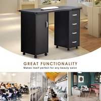 Tables et chaises modernes pour manucure, ensembles de mobilier de salon de luxe avec miroir, mobilier de coiffure complet, coiffeuse de maquillage