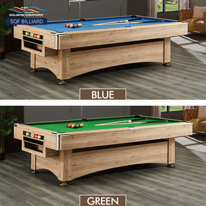 S.Q.F American 8ft 3-en-1 Table de billard intérieure de luxe de haute qualité Billard moderne de <span class=keywords><strong>8</strong></span> pieds Vente entière d'usine - Product Image 4
