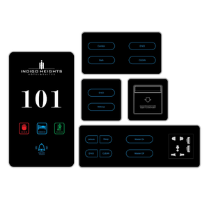 Nouveau 2026 DSYMBOL Plaque de <span class=keywords><strong>porte</strong></span> électronique lumineuse à LED pour numéro de chambre d'hôtel, signalisation DND (<span class=keywords><strong>Ne</strong></span> <span class=keywords><strong>pas</strong></span> <span class=keywords><strong>déranger</strong></span>) et de nettoyage - Product Image 3