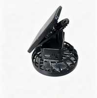 Ventilateur solaire à clip avec batterie rechargeable portable pour le camping en plein air et les sports