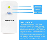 Adaptateur de prise PRCD européenne NANDAO 16A certifié CE, dispositif de protection contre les courants résiduels 250V, protection contre les fuites industrielles, climatiseur