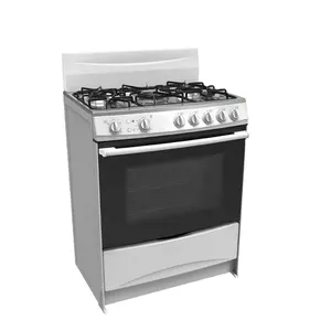 20 Inch 110-130v Freestanding Oven With 4 Gas Seal Burners And Oven Lamp