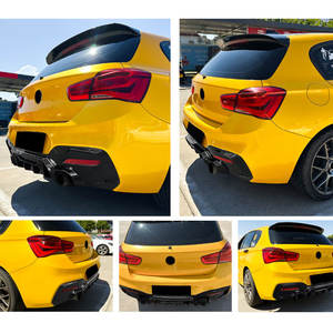 Accessori Esterni per Auto, Diffusore Stile Competitivo in ABS, Diffusore Posteriore per <span class=keywords><strong>BMW</strong></span> Serie 1 <span class=keywords><strong>F20</strong></span> Lci 2015-2018, Diffusore Nero - Product Image 6