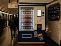 Distributeur automatique de nouilles instantanées efficace avec système d'eau chaude rapide pour les espaces publics