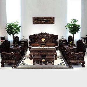 महोगनी ठोस लकड़ी के सोफे ने चीन के शास्त्रीय लिविंग रूम के फर्नीचर को मोर्टिज और टेन संयुक्त संरचना के साथ सेट किया - Product Image 5