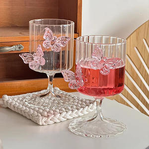 <span class=keywords><strong>Verre</strong></span> <span class=keywords><strong>à</strong></span> <span class=keywords><strong>vin</strong></span> en <span class=keywords><strong>verre</strong></span> transparent <span class=keywords><strong>à</strong></span> haute tige borosilicate élégant et créatif pour cocktail de champagne <span class=keywords><strong>à</strong></span> usage domestique - Product Image 6