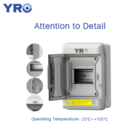 Yro ha type 4 9 13 18 voies boîte de jonction électrique étanche mcb fabricant standard ip65 boîte de câblage boîtier en plastique