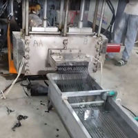 Granulateur de plastique hydraulique avec changeur de grille continu, sans grille, sans résidus, matrice sans déchets, tête de matrice électrique 360