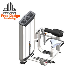 Máquina de extensión de espalda lateral para remo, equipo de fuerza para gimnasio, máquinas comerciales con selección de carga por pin - Product Image 1