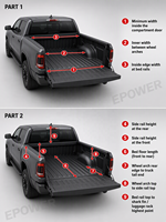 Camper pick-up à toit relevable de petite taille, conforme aux normes australiennes, pour utilisation sur route, à prix bas