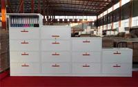 Armoire de classement en métal et verre pour bureau, meuble de rangement en acier, armoire à dossiers pour école, supermarché, sous-sol, salle à manger
