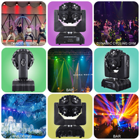 Lot de 12 projecteurs super puissants 13/15 canaux RGBWUV LED 10W blanc chaud UV, corps en aluminium, contrôle DMX512, IP54