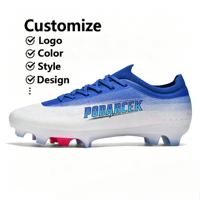 Chaussures de football TF personnalisées OEM professionnelles à crampons longs, respirantes, tendance, de haute qualité pour hommes