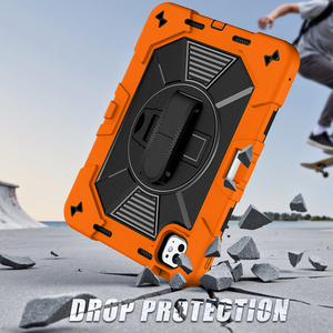 เคสแท็บเล็ตแบบมัลติฟังก์ชั่นพร้อมขาตั้งสำหรับ iPad Pro 11 นิ้ว, เคสกันกระแทกแข็งแรงทนทานพร้อมที่เก็บปากกาในตัวและสายคล้องมือ - Product Image 5