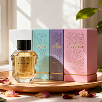 Boîte d'emballage personnalisée en carton rigide blanc avec laminage brillant et revêtement UV pour produits de soin de la peau, parfums et cosmétiques