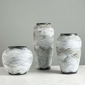 Jarrón Decorativo de Cerámica Estilo Nórdico, Inspirado en la Dinastía <span class=keywords><strong>Song</strong></span>, para Decoración de Entrada, Hoteles Boutique, Premium - Product Image 1
