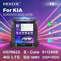 Autoradio Android MEKEDE Car-play Auto 8+128G Lecteur de musique et de vidéo Caméra panoramique 360° pour KIA SORENTO 2002-2006