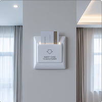 Interrupteur mural intelligent à économie d'énergie 220V 40A avec lecteur de carte 13.56MHz pour contrôle d'accès de chambre d'hôtel