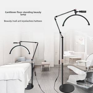 Lampe UV demi-lune en plastique cantilever de 16 pouces, 20W, lumière de remplissage LED pour extension de cils, tatouage des sourcils, nail art - Product Image 2