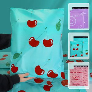 Sac de livraison express imprimé cerise Green Field, épais et imperméable, pour vêtements et e-commerce - Product Image 2