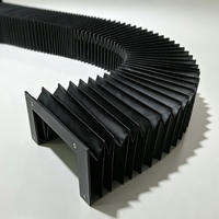 Protection soufflet accordéon ignifuge sur mesure pour machine CNC, soufflet télescopique flexible pour rail de guidage linéaire
