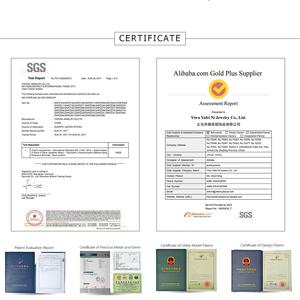 Китайский производитель, ювелирный завод Oem Odm, прекрасный мужской женский дизайн, оптовая продажа, настоящее 925 стерлингового серебра, изготовленные на заказ золотые украшения - Product Image 5