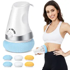 Masajeador eléctrico de mano para espalda y pies, almohadillas lavables, masajeador BodyCellulite, máquina esculpir para vientre, piernas, brazos y glúteos