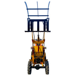 Pertanian Pertanian multifungsi, pemuat roda Mini elektrik 4WD dengan berbagai lampiran - Product Image 4