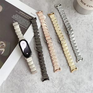 Horlogeband van roestvrij staal voor Xiaomi Smart Band 10 polsband Milanese <span class=keywords><strong>loop</strong></span> mesh band - Product Image 4