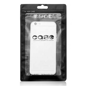 Custom Seal Bag Packaging Bags Factory Factory Wholesale Accept Custom 3 Side Seal Zip Lock Plastic Phone Case Packaging Bag
