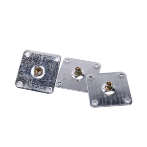 Wholesale Furniture Accessories Mounting Base Rectangle Round Customizable Shapes Plate Bracket for Furniture Legs - Product Image 6