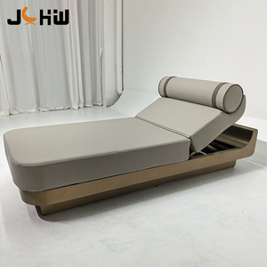 Tumbonas de <span class=keywords><strong>Playa</strong></span> Personalizables con Estructura de Acero Inoxidable, Muebles de Piscina Resistentes a la Oxidación, Tumbonas para Exteriores - Product Image 3