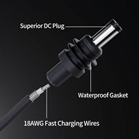 Câble d'alimentation DC-DC Starlink Mini étanche pour extérieur, 20AWG, PVC/TPE ignifuge, 5A, câble de remplacement pour extension de charge rapide en voiture