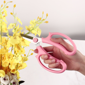 Sécateur de jardin personnalisé avec logo, ciseaux à fleurs avec manche en plastique <span class=keywords><strong>rose</strong></span>, outils floraux pour la taille DIY - Product Image 6