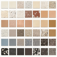 Fabricant de terrazzo pour projets complets, traitement sur mesure de carreaux colorés à gros grains, comptoirs et pierres artificielles