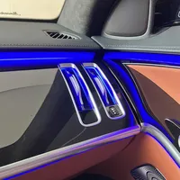 ZYCELA 64 Warna Benz S-Class W223 Bahan ABS+PC 12V Ventilasi Udara LED Tweeter Putar Instrumen LED Kualitas Tinggi Mudah Dipasang