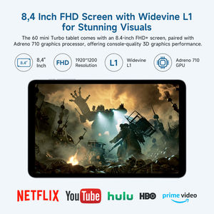 <span class=keywords><strong>Tablette</strong></span> Alldocube IPlay 60 Mini Turbo 6Gen1 8,4 pouces Android 14 16 Go de RAM + 128 Go de ROM Widevine L1 Décodage vidéo 4K WiFi 5G - Product Image 5