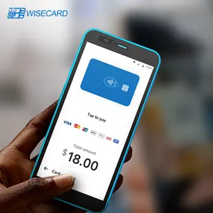 Mesin pos android genggam layar sentuh, mesin pos android sistem pos, kartu kredit semua dalam satu sistem