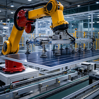 Ligne de production automatique de panneaux solaires pour la fabrication industrielle avec des composants de haute durabilité